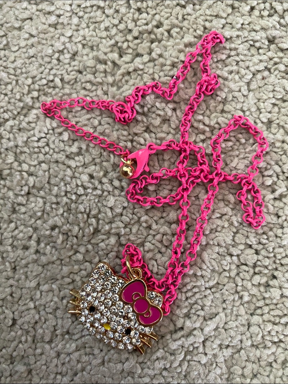Sanrio‎ Hello Kitty Girls  Fashion Jewelry Necklace Pink